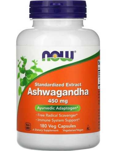 Standardized Extract Ashwagandha, 450 mg, 180 Veg Capsules