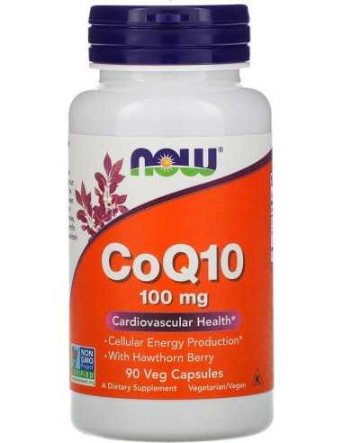 CoQ10 with Hawthorn Berry, 100 mg, 90 Veg Capsules