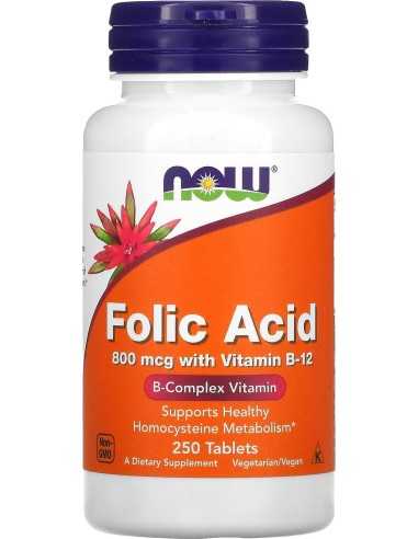 Folic Acid, 800 mcg, 250 Tablets