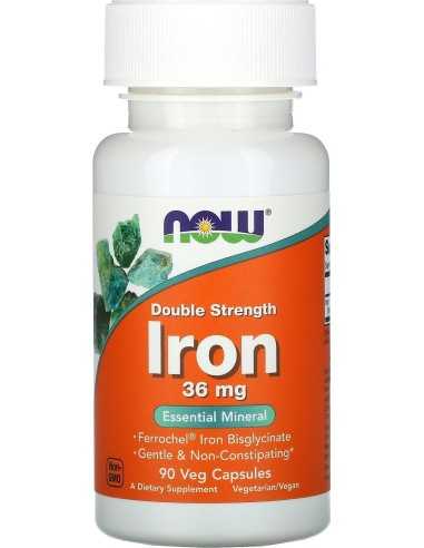 Iron, Double Strength, 36 mg, 90 capsules