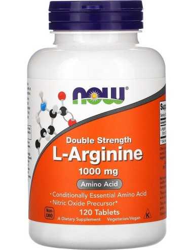 L-Arginine, Double Strength, 1,000 mg, 120 Tablets