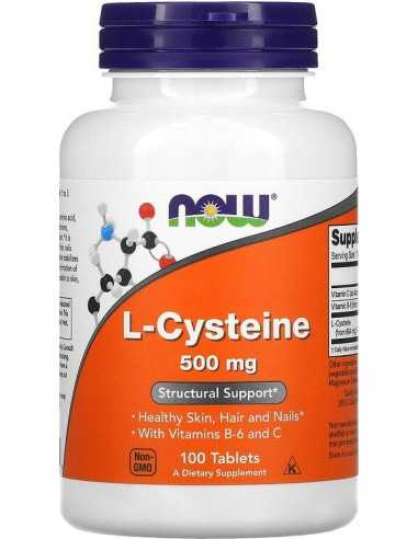 L-Cysteine, 500 mg, 100 Tablets