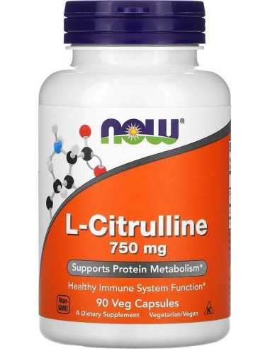 L-Citrulline, 750 mg, 90 Veg Capsules