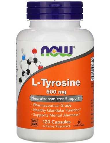 L-Tyrosine (L-Türosiin), 500 mg, 120 kapslit