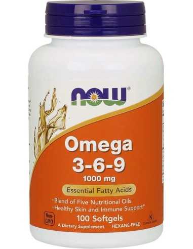 Omega 3-6-9, 1000 mg, 100 geelkapslit