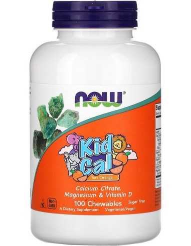 Kid Cal (Laste kaltsium), Tart Orange, 100 Chewables