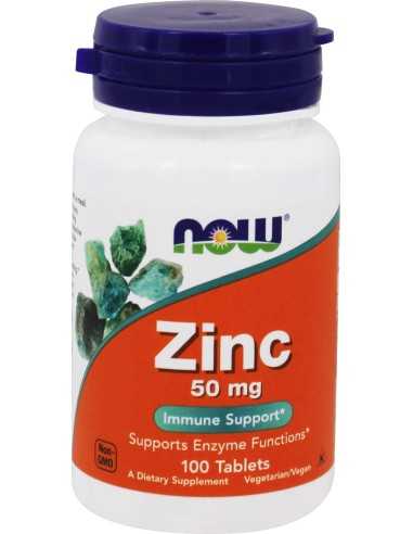 Zinc, 50 mg, 100 Tablets