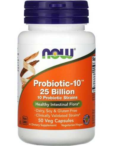 Probiotic-10, 25 Billion, 50 Veg Capsules