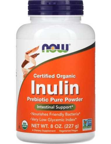 Certified Organic Inulin, Prebiotic Pure Powder, 8 oz (227 g)