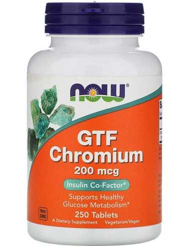 GTF Chromium, 200 mcg, 250 Tablets