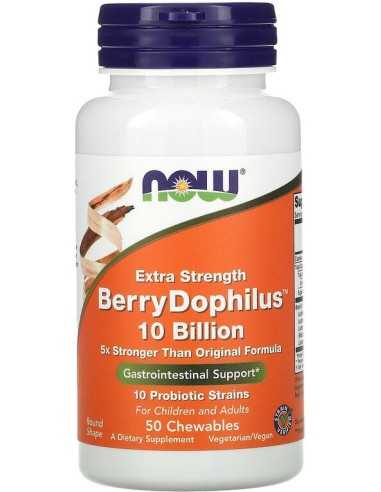 Extra Strength Berry Dophilus, 10 Billion, 50 Chewables