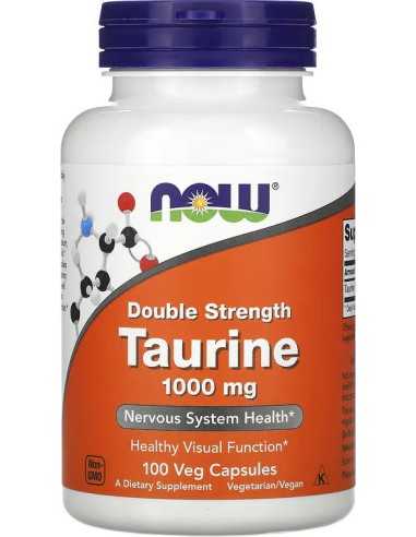 Taurine, Double Strength, 1,000 mg, 100 Veg Capsules