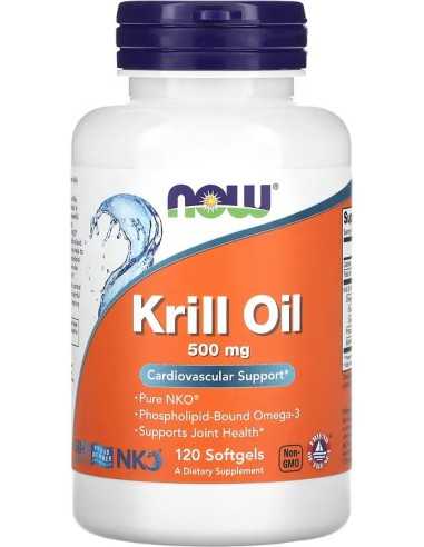 NOW Foods, Krill Oil, 500 mg, 120 Softgels