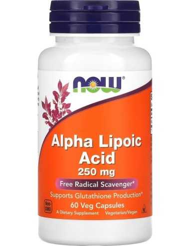 Now Foods, Alpha Lipoic Acid, 250 mg, 60 Veg Capsules