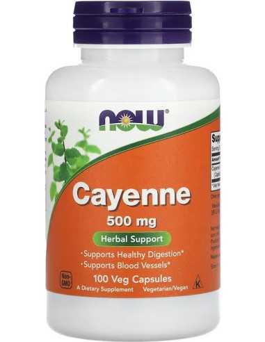 NOW Foods, Cayenne, 500 mg, 100 Veg Capsules