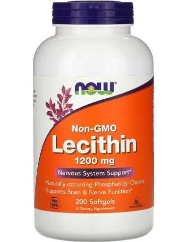 Lecithin (Letsitiin), 1200 mg, 200 geelkapslit
