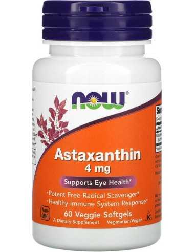 Astaxanthin, 4 mg, 60 Veggie Softgels