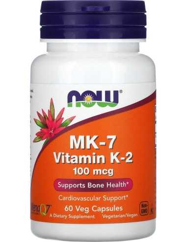 MK-7 Vitamin K-2 (Vitamiin MK-7 ja K2), 100 mcg, 60 kapslit